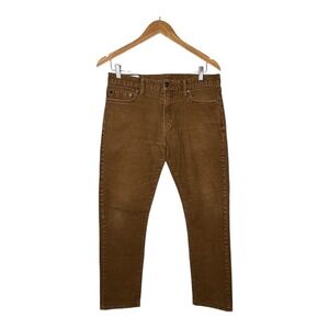 GAP‎ Slim Corduroy Pants Brown Casual Straight Comfort Men Size 30x30